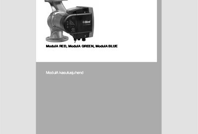 BIRAL ModulA pumpade paigaldus- ja kasutusjuhend