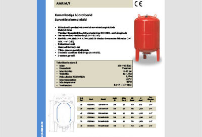 BAIONDO hüdrofoor AMR-10-V 150-700l vertikaalne