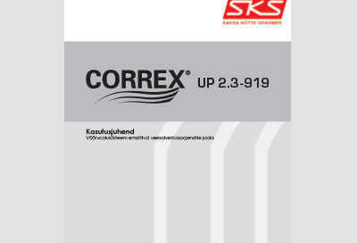Correx UP 2.3-919 paigaldusjuhend emailleeritud mahutile