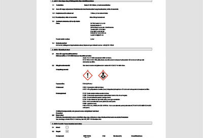 SOTIN K 30 Külma- ja korrosioonikaitse ohutuskaart