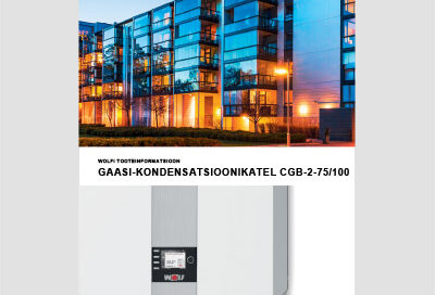 WOLF CGB-2 (75 + 100 kW) gaasikondensaatkatel prospekt