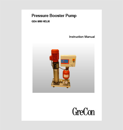 Pressure Booster Pump GDA 8/80 HELIX (EN)
