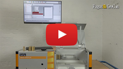 Laboratory Density Profile Measurement with the DENSITYPROFILER